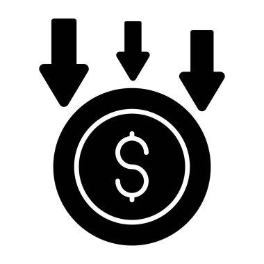 Paranın mükemmel tasarım ikonu 