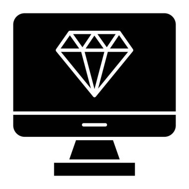 Çevrimiçi elmasın moda vektör tasarımı 