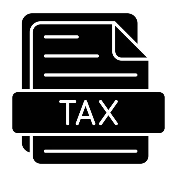 税金用紙のアイコンデザイン — ストックベクタ