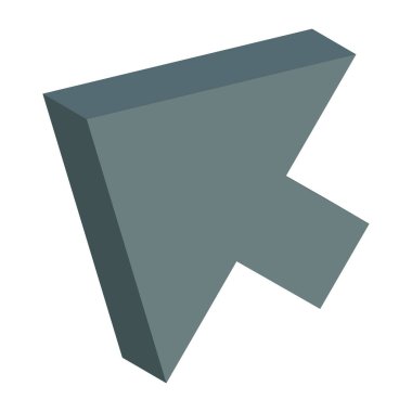 Ok başlığının mükemmel bir tasarım simgesi 