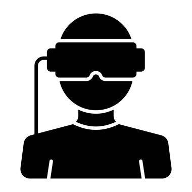 VR kulaklığın mükemmel tasarım simgesi