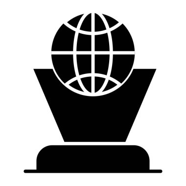 Hologramın modaya uygun vektör tasarımı, katı düzenlenebilir simge