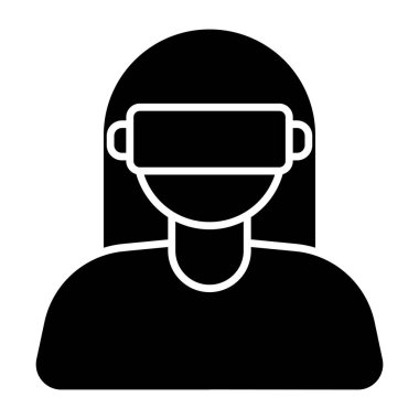 VR kulaklığın mükemmel tasarım simgesi