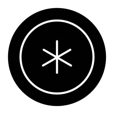 Tıbbi işaretin yaratıcı tasarım simgesi.