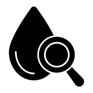 Arama kan simgesi gösteren damlacık