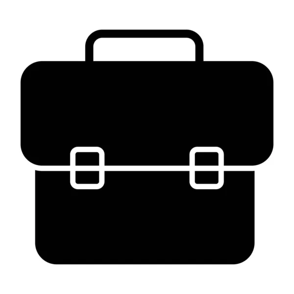 Eine Ikone Design Der Business Tasche Aktentasche Vektor — Stockvektor