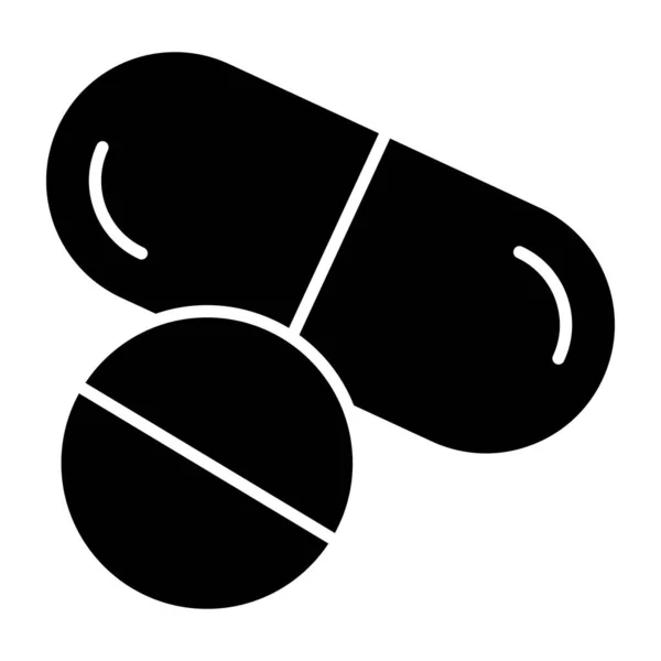Moderne Design Ikone Der Pillen — Stockvektor