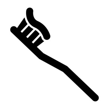 Diş fırçasının mükemmel tasarım simgesi 