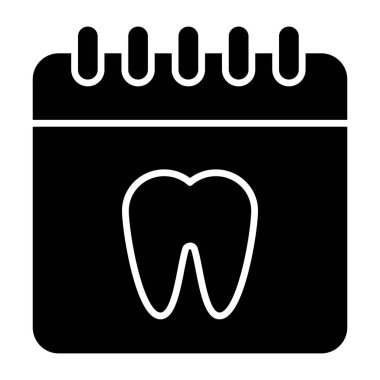 Dentist appointment icon, editable vector