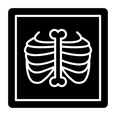 Kaburga kafesinin eşsiz tasarım simgesi