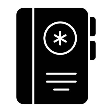 Tıbbi defterin vektör tasarımı 