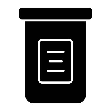 Uyuşturucu şişesinin eşsiz bir tasarım simgesi.