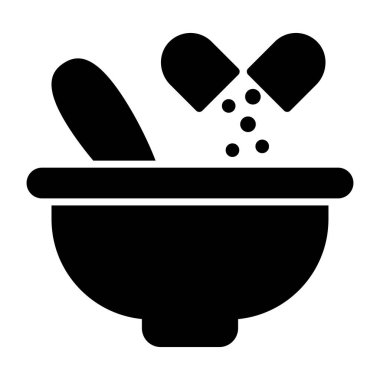 Havan topu modern tasarım simgesi