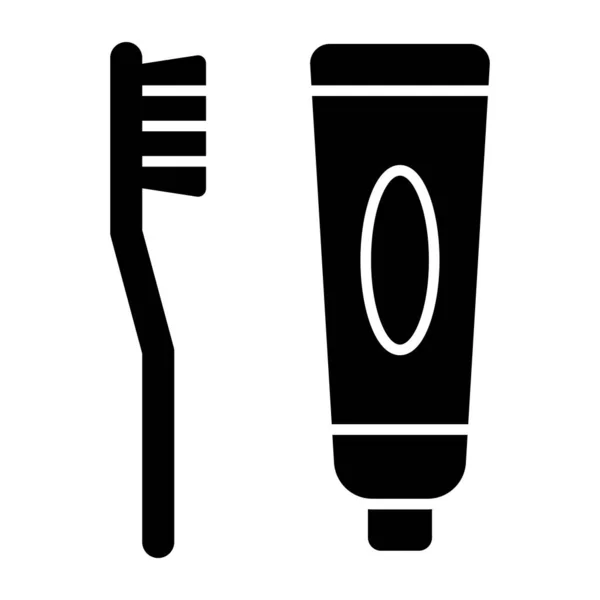 Icono Diseño Perfecto Accesorios Dentales — Vector de stock
