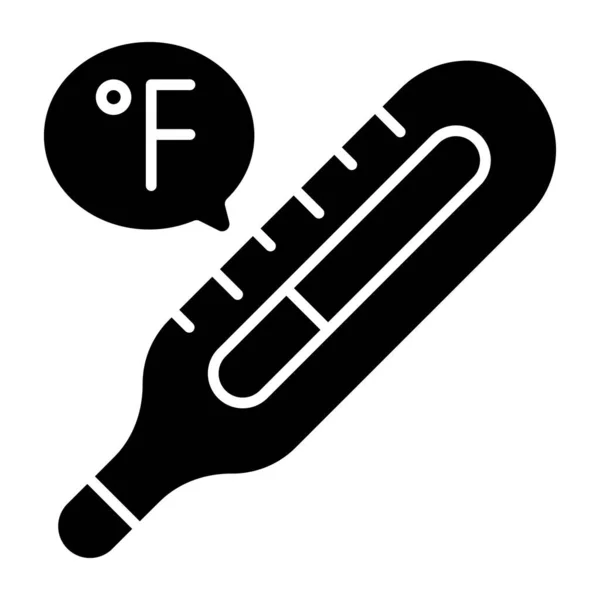 Editable Design Icon Digital Thermometer — Stockvektor