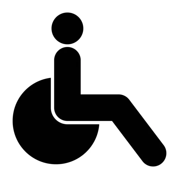 Premium Icône Téléchargement Handicap — Image vectorielle