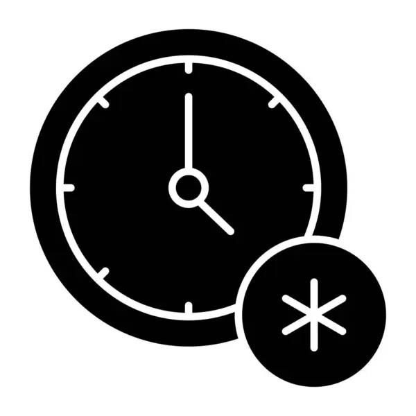 Icône Design Unique Temps Santé — Image vectorielle