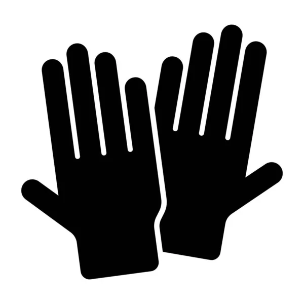 手袋の現代的なデザインのアイコン — ストックベクタ
