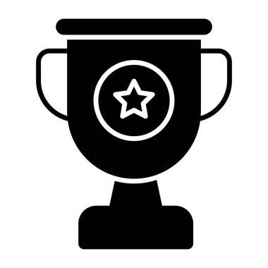 Yıldız ödülünün modern tasarım simgesi 