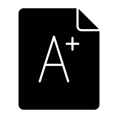 Sonuç tablosunun düzenlenebilir tasarım simgesi 