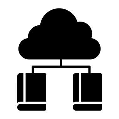 Bulut eğitiminin vektör tasarımı 