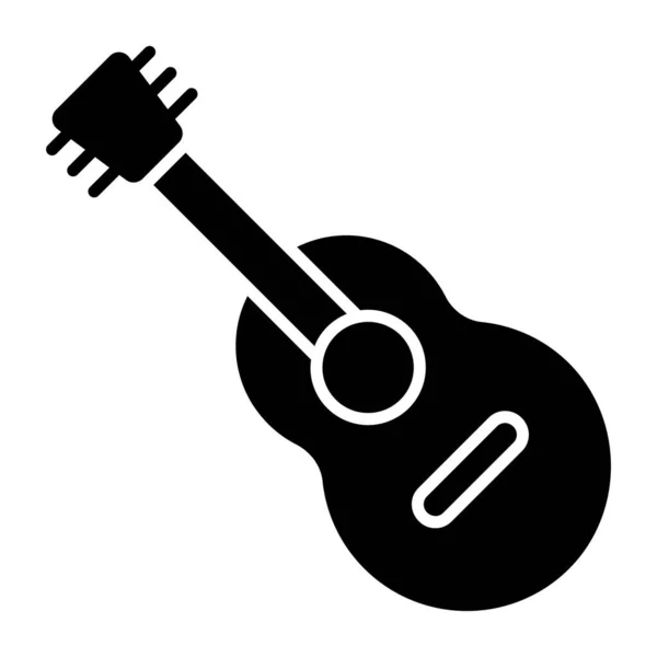 Сучасний Дизайнерський Значок Гітари — стоковий вектор