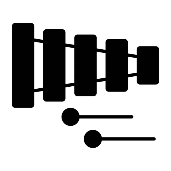 木琴独特的设计图标 — 图库矢量图片