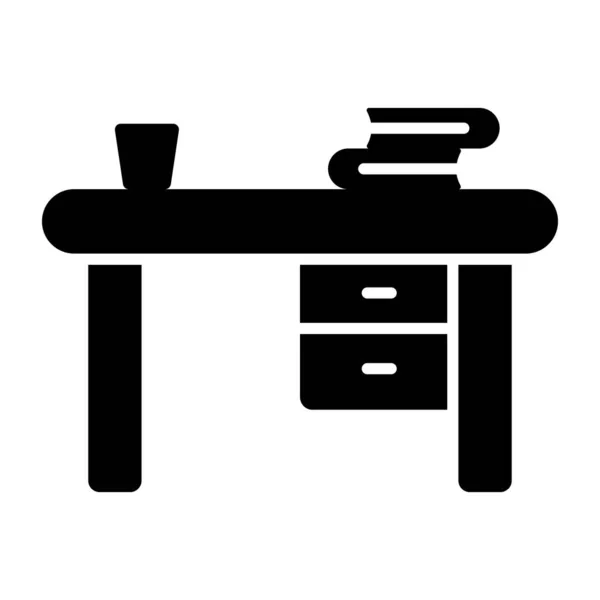 테이블의 디자인 아이콘 — 스톡 벡터