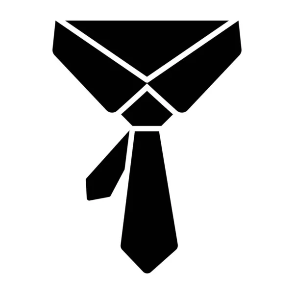 Edytowalna Ikona Projektu Krawata — Wektor stockowy