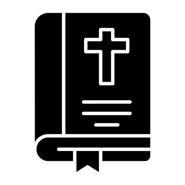 Icône Conception Remplie Bible — Image vectorielle
