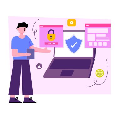 Dizüstü bilgisayarın mükemmel tasarım çizimi 