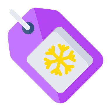 Noel etiketinin düzenlenebilir tasarım simgesi