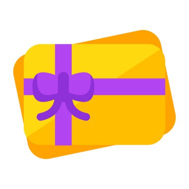 Hediye kartının eşsiz bir tasarım simgesi 