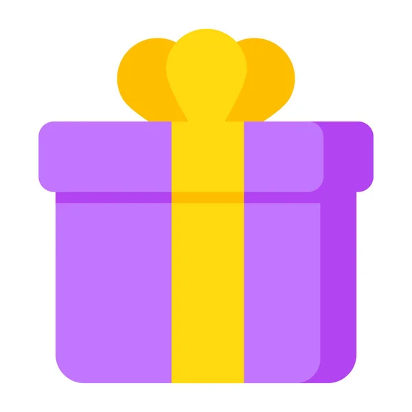 Іконка Дизайну Подарункової Коробки — стоковий вектор