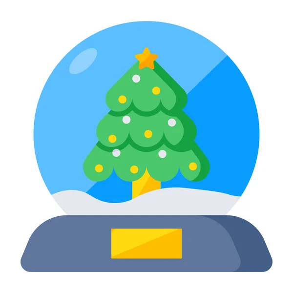 Premium Download Ikone Der Weihnachtskugel — Stockvektor
