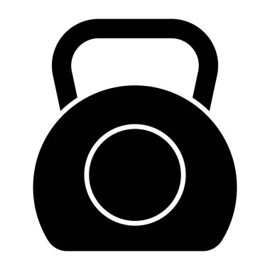 Kettlebell 'in son moda vektör tasarımı