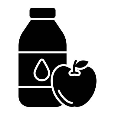 Sağlıklı beslenmenin eşsiz tasarım simgesi.