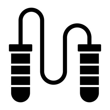 İp atlama için sağlam bir tasarım simgesi 