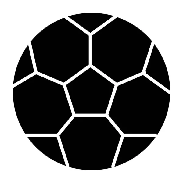 Moderne Design Ikone Des Fußballs — Stockvektor