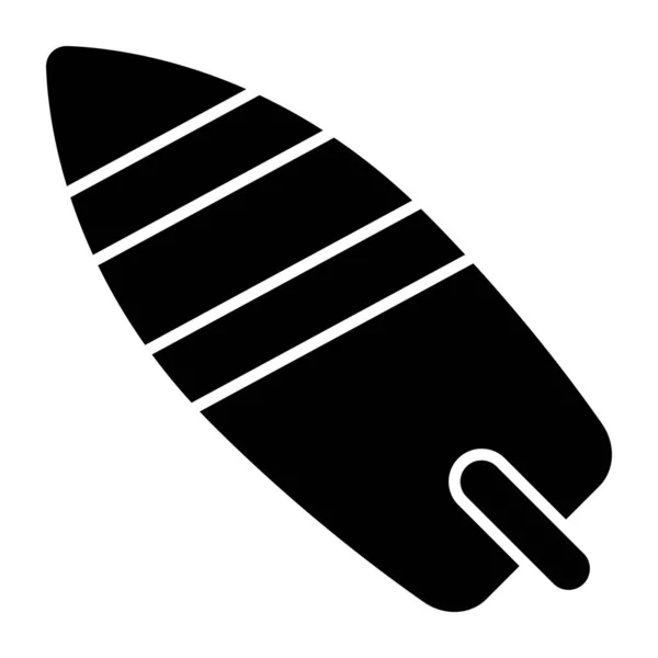 Äventyrstavla Ikon Trendig Design Surfbräda — Stock vektor