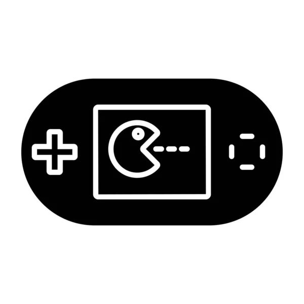 Icono Diseño Moderno Consola Juegos — Vector de stock