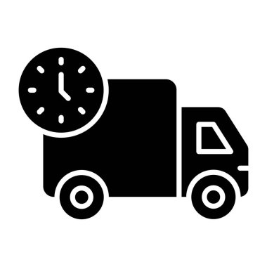 Kargo aracının mükemmel tasarım simgesi