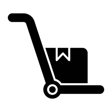 Shopping cart icon, editable vector