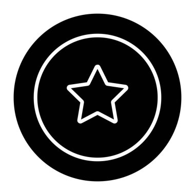 Yıldız kuponunun mükemmel tasarım simgesi 