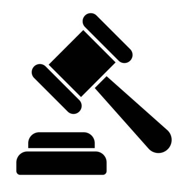 Açık artırmanın düzenlenebilir tasarım simgesi