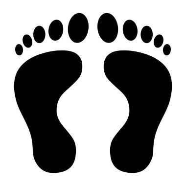 Perfect design icon of footprints 