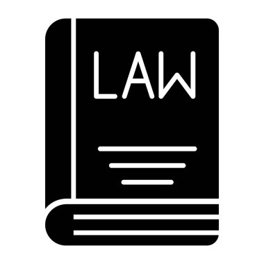 Editable design icon of legal paper 