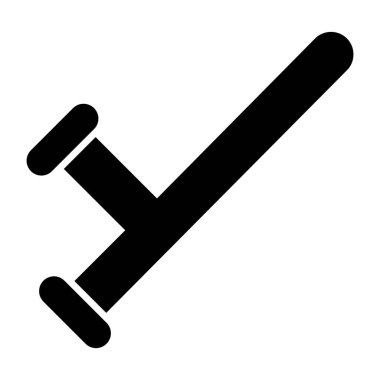 Perfect design icon of machine gun