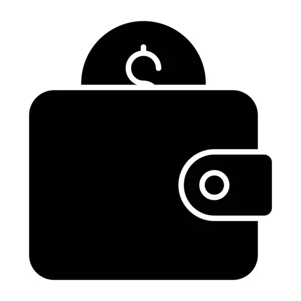 Notecase 아이콘 지갑의 디자인 — 스톡 벡터