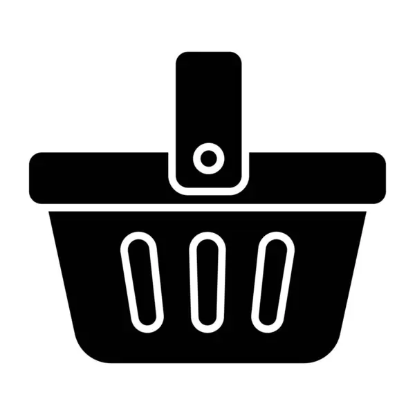 Shopping Cart Icon Editable Vector — Vetor de Stock